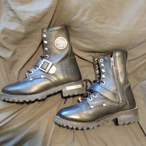 Milwaukee Leather Black Boots